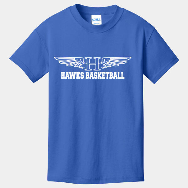 YOUTH Hawks Basketball Tee Thumbnail