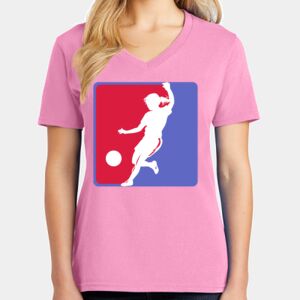 Ladies Core Cotton V Neck Tee Thumbnail