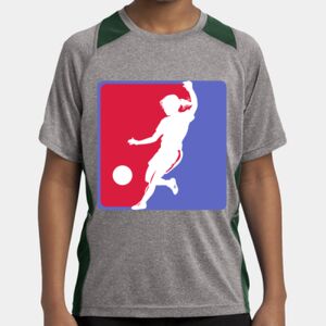 Youth Heather Colorblock Contender ™ Tee Thumbnail