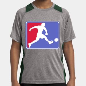 Youth Heather Colorblock Contender ™ Tee Thumbnail