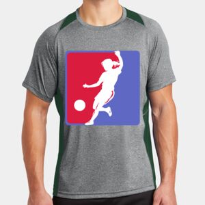 Heather Colorblock Contender ™ Tee Thumbnail