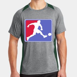 Heather Colorblock Contender ™ Tee Thumbnail