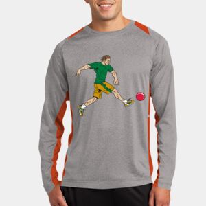 Long Sleeve Heather Colorblock Contender ™ Tee Thumbnail