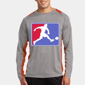 Long Sleeve Heather Colorblock Contender ™ Tee Thumbnail