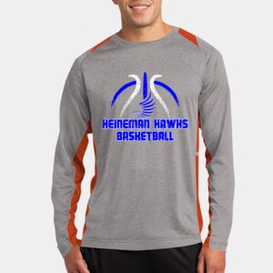 Long Sleeve Heather Colorblock Contender ™ Tee Thumbnail